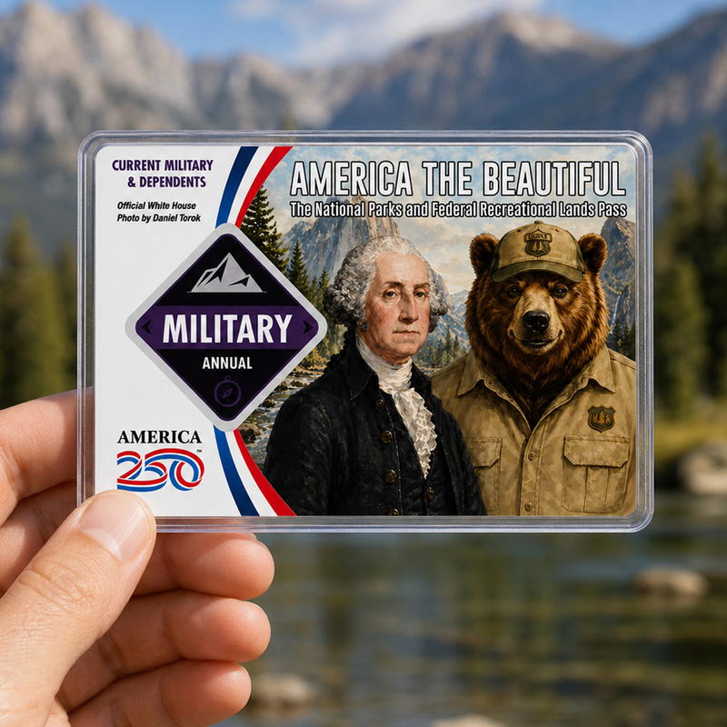 Anti Trump Card Protect Our Parks – National Park Pass Sleeve for Hikers & Travel Lovers