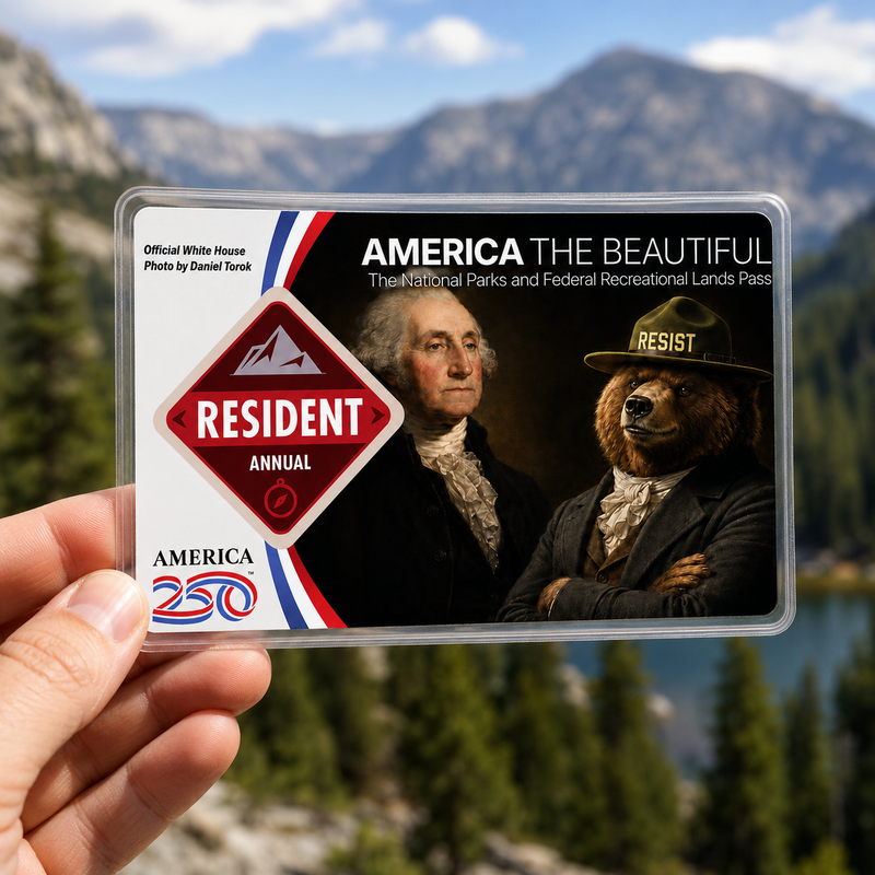 National Park Bear Pass Sleeve – America the Beautiful Card Cover for Hikers & Travel Lovers