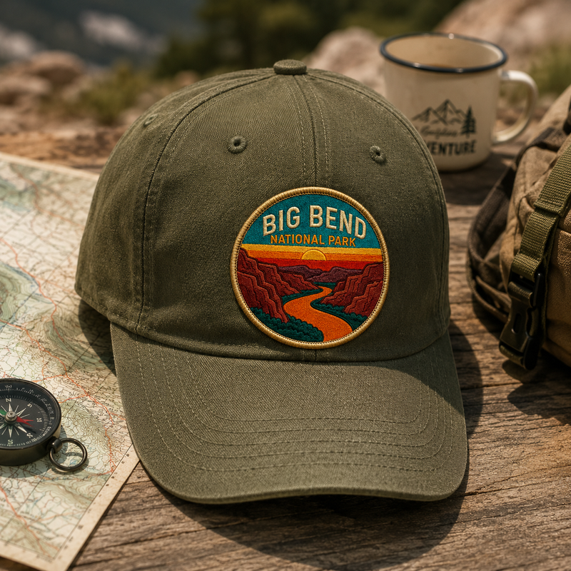 Big Bend National Park Iron-on Patch | Gift for Hikers & Travel Lovers