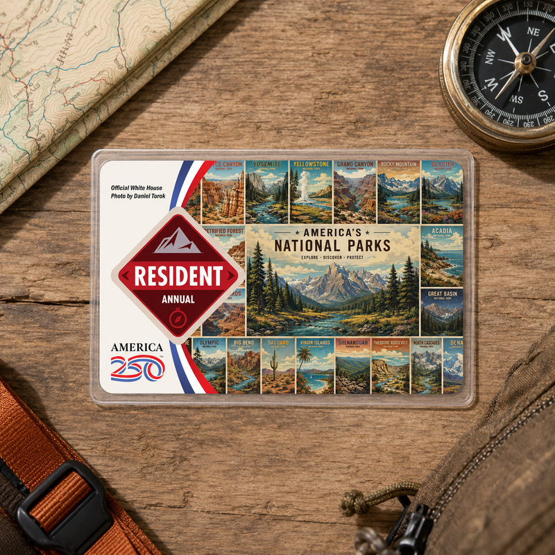 All National Parks Pass Sleeve | Outdoor Keepsake Gift for Hikers