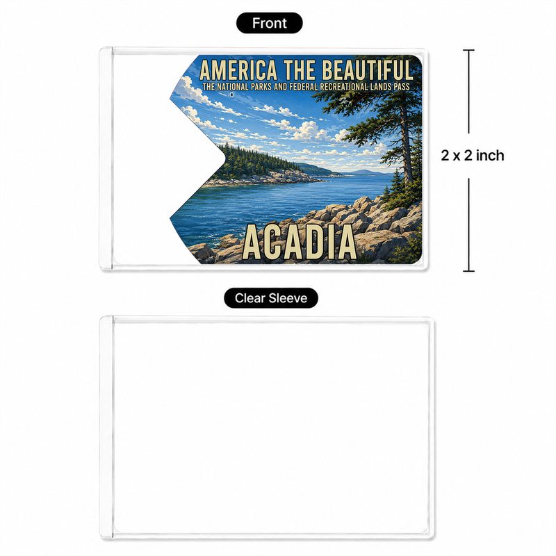 Custom National Park Pass Sleeve | Gifts for Hikers & Camp Lovers | Pass Protector