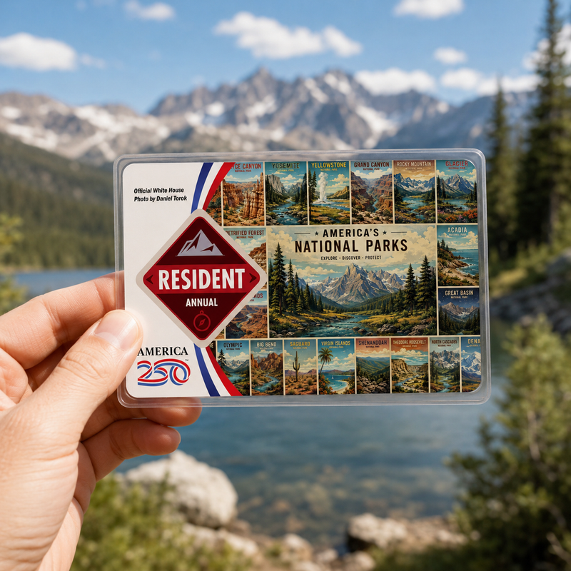 All National Parks Pass Sleeve | Outdoor Keepsake Gift for Hikers