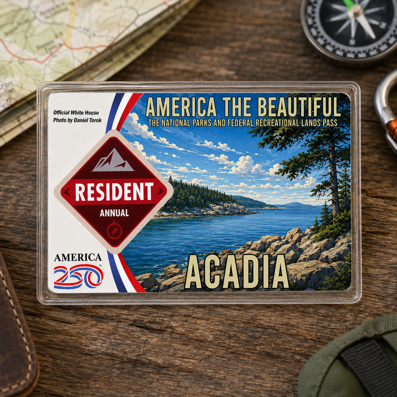 Custom National Park Pass Sleeve | Gifts for Hikers & Camp Lovers | Pass Protector
