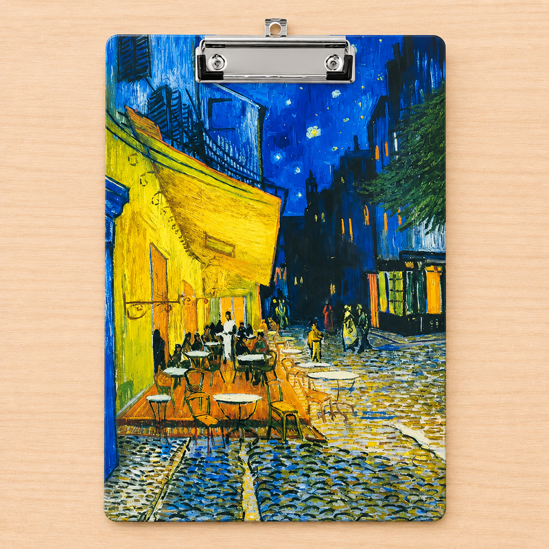 Acrylic Paper Clipboard Van Gogh for Teachers | Durable Clear Clipboard for Office & School Supplies