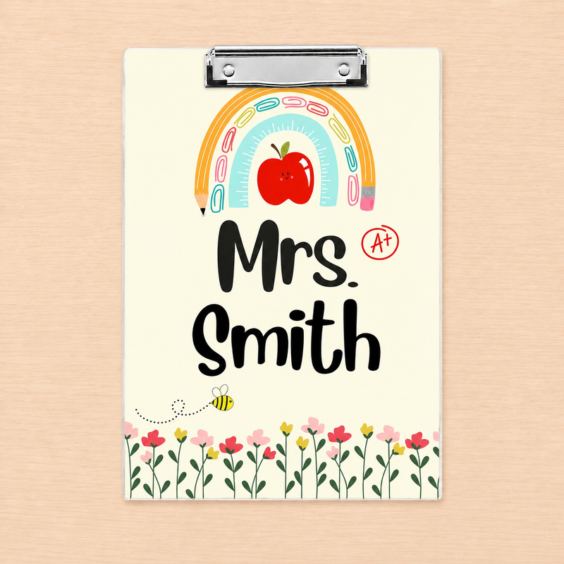 Personalized Acrylic Clipboard - Back to School Teacher Gift