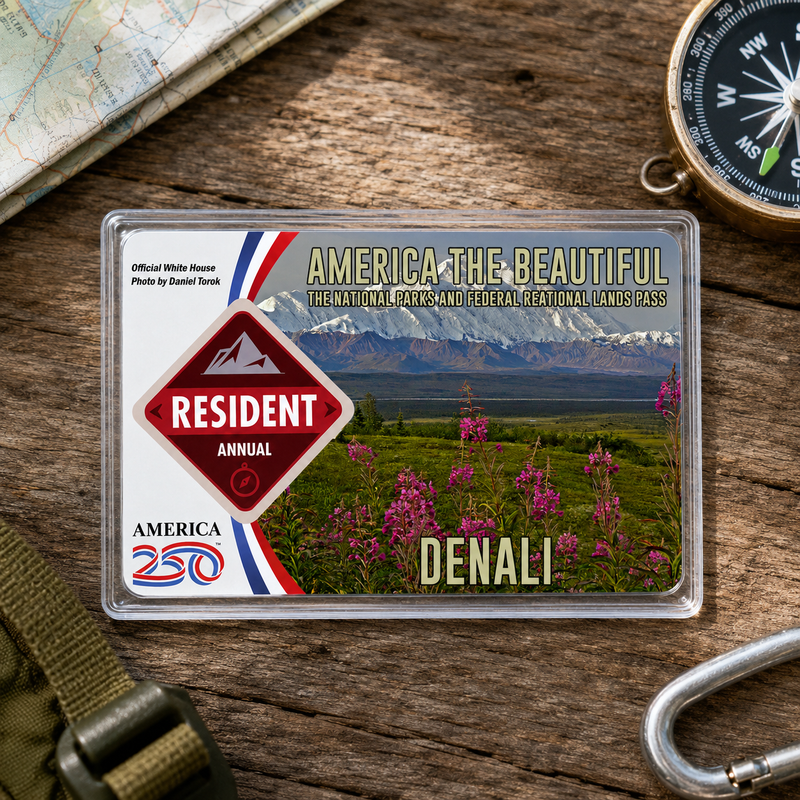 Pesonal National Park Pass Sleeve | Gifts for Hikers & Camp Lovers | Pass Protector