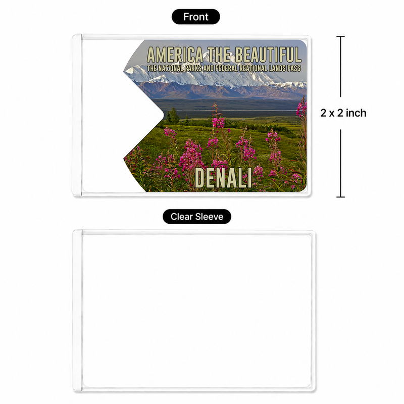 Pesonal National Park Pass Sleeve | Gifts for Hikers & Camp Lovers | Pass Protector