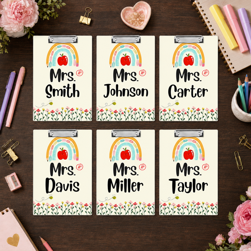 Personalized Acrylic Clipboard - Back to School Teacher Gift