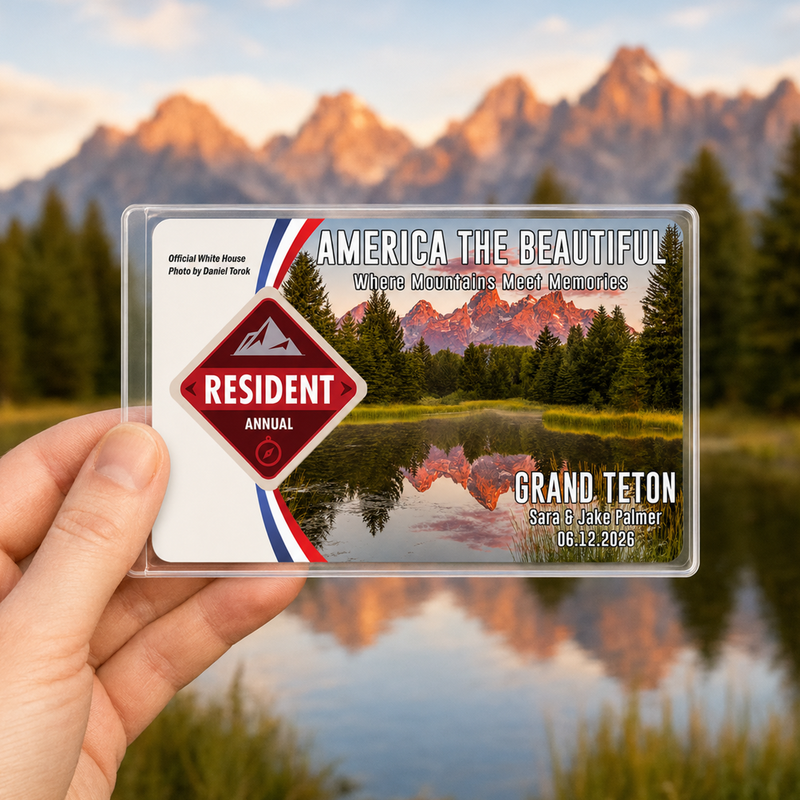 Personalized National Park Pass Sleeve | Gifts for Hikers & Camp Lovers