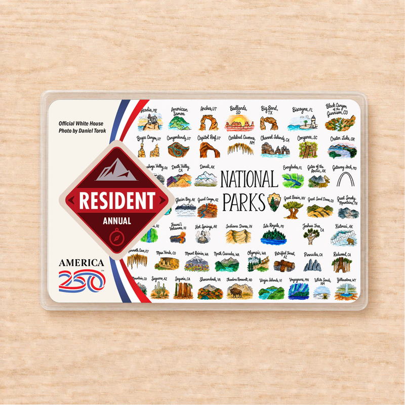 All National Parks Pass Holder | Cute Gift for Park Collectors & Hikers