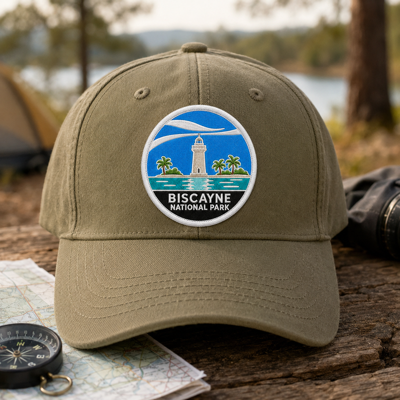 Biscayne National Park Iron-on Patch | Gift for Hikers & Travel Lovers