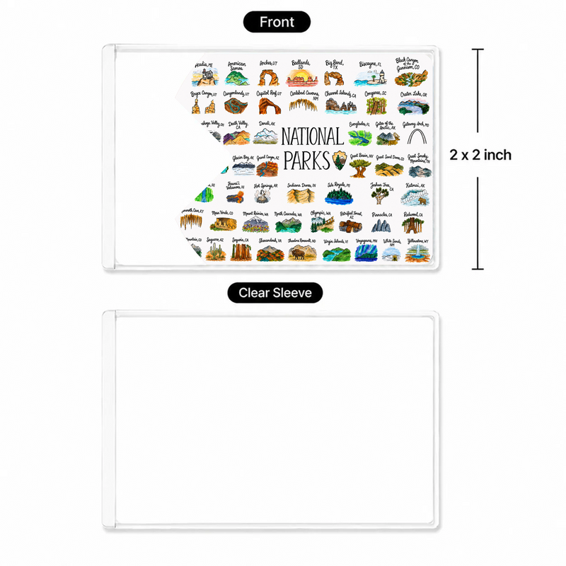 All National Parks Pass Holder | Cute Gift for Park Collectors & Hikers