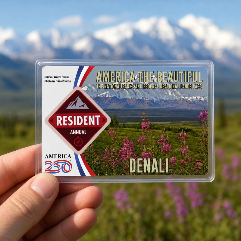 Pesonal National Park Pass Sleeve | Gifts for Hikers & Camp Lovers | Pass Protector