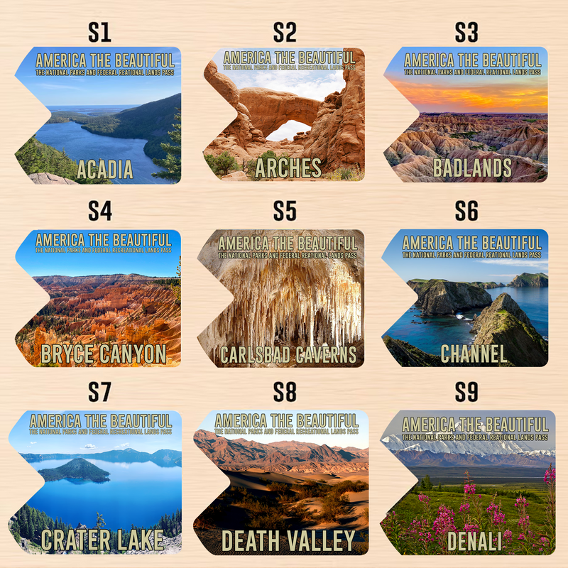 Pesonal National Park Pass Sleeve | Gifts for Hikers & Camp Lovers | Pass Protector