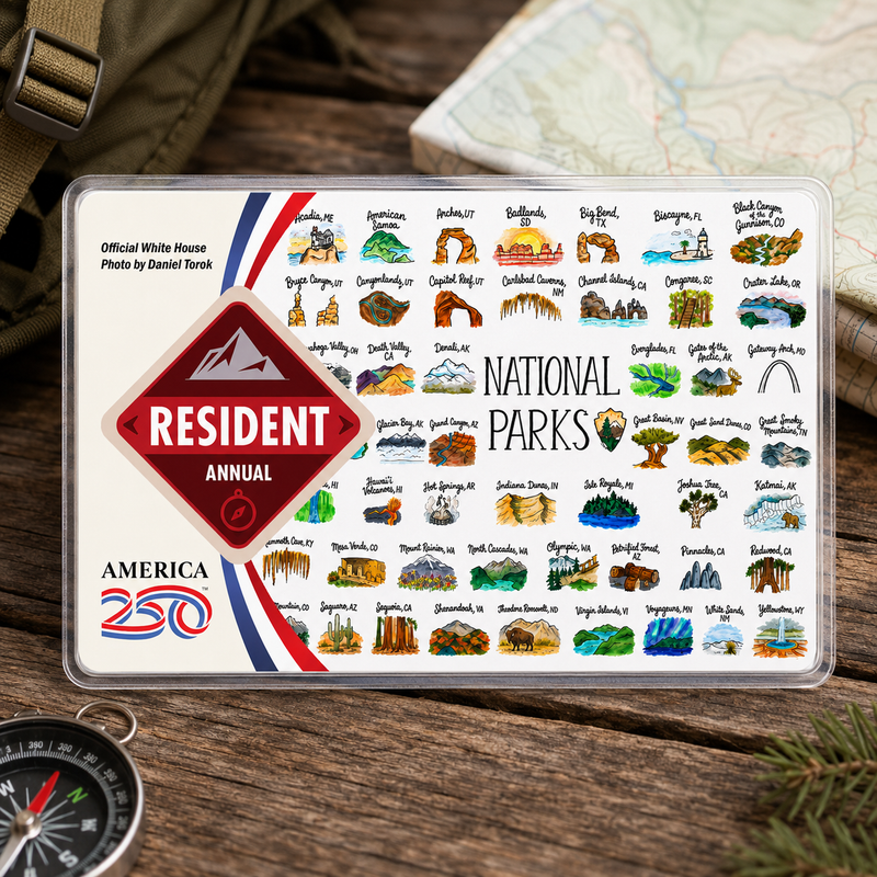 All National Parks Pass Holder | Cute Gift for Park Collectors & Hikers