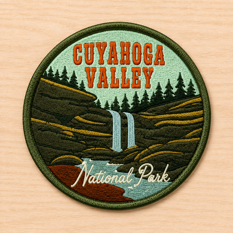 Cuyahoga Valley National Park Iron-on Patch | Gift for Hikers & Travel Lovers