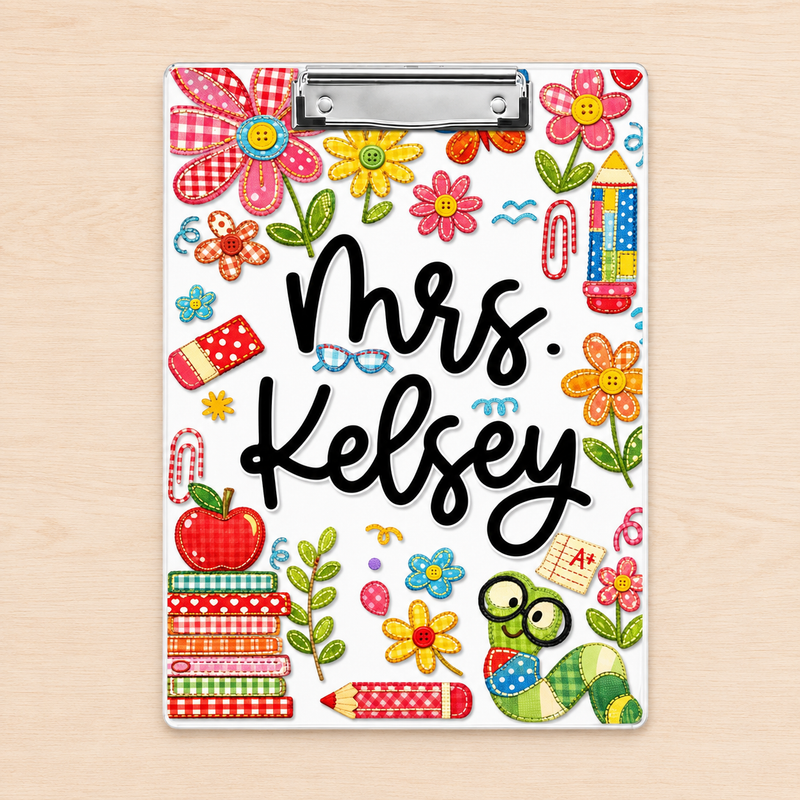 Teacher’s Favorite Acrylic Clipboard | Sturdy & Stylish for School & Office