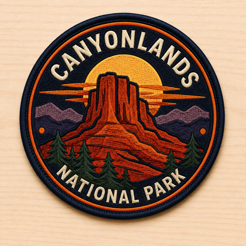 CanyonLands National Park Iron-on Patch | Gift for Hikers & Travel Lovers