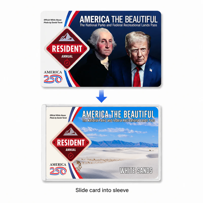 White Sands National Park Pass Sleeve | Gift For Hikers & Travel Lovers
