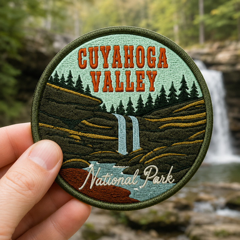 Cuyahoga Valley National Park Iron-on Patch | Gift for Hikers & Travel Lovers