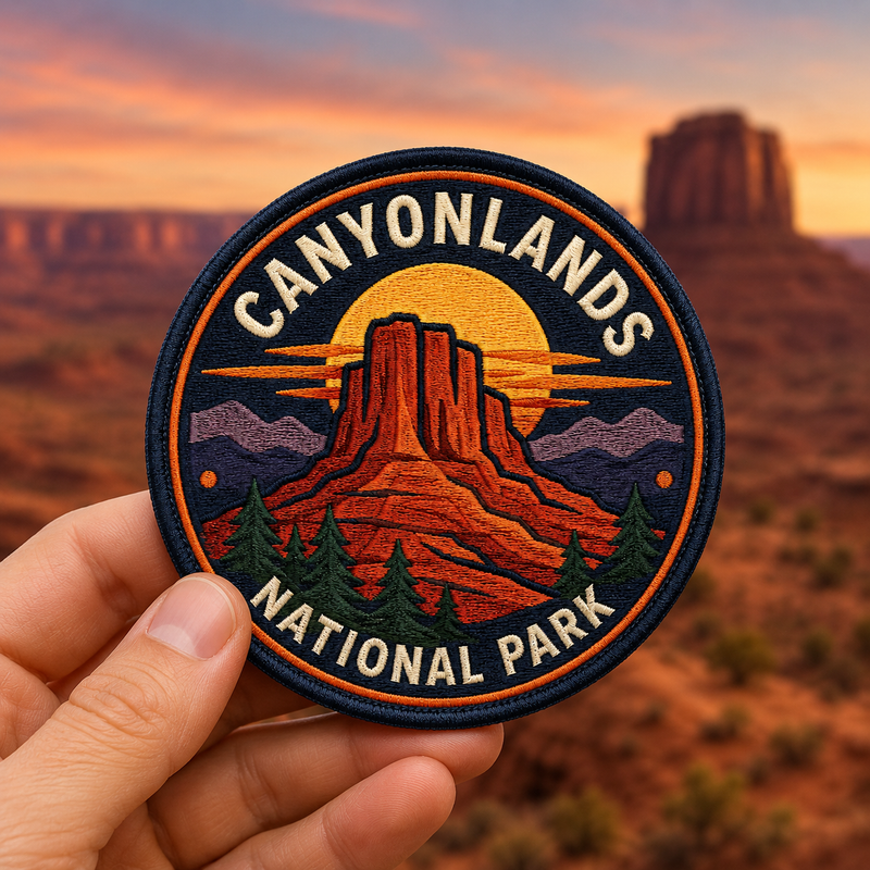 CanyonLands National Park Iron-on Patch | Gift for Hikers & Travel Lovers