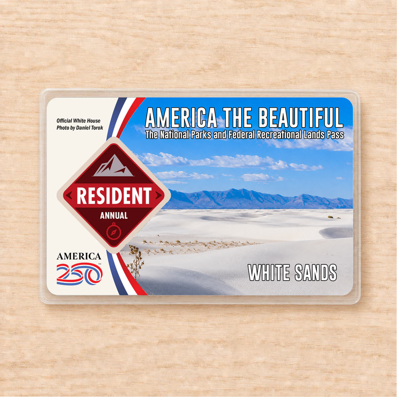 White Sands National Park Pass Sleeve | Gift For Hikers & Travel Lovers