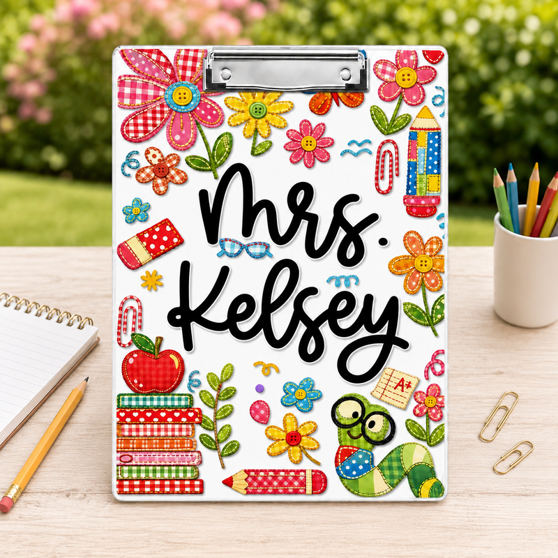 Teacher’s Favorite Acrylic Clipboard | Sturdy & Stylish for School & Office