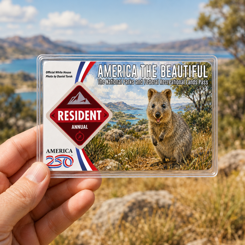 Animal National Park Pass Sleeve | Gifts for Hikers & Camp Lovers | Pass Protector