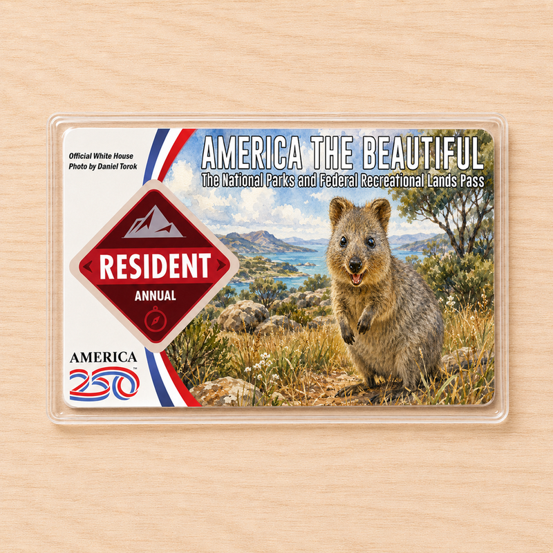 Animal National Park Pass Sleeve | Gifts for Hikers & Camp Lovers | Pass Protector