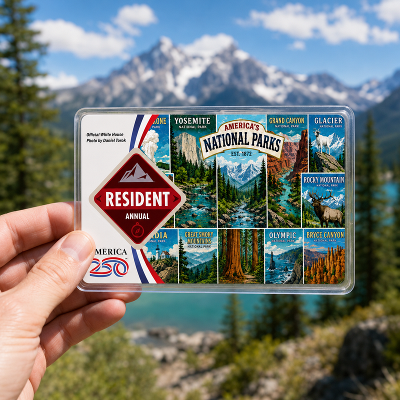 National Park Pass Sleeve – America the Beautiful Pass Protector for Travel Lovers