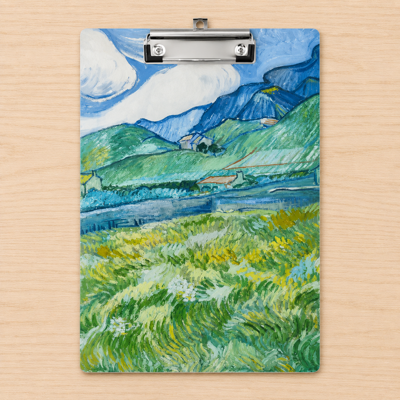 Acrylic Paper Clipboard Vintage for Teachers | Durable Clear Clipboard for Office & School Supplies