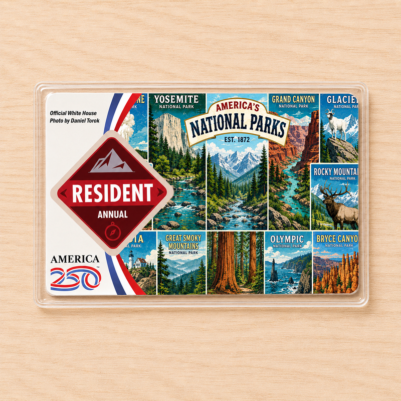 National Park Pass Sleeve – America the Beautiful Pass Protector for Travel Lovers