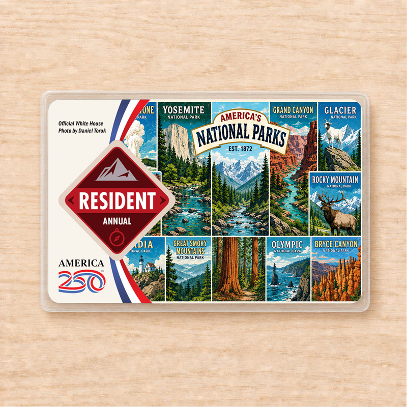 America’s National Parks Pass Sleeve | Gift for Hikers & Travel Lovers