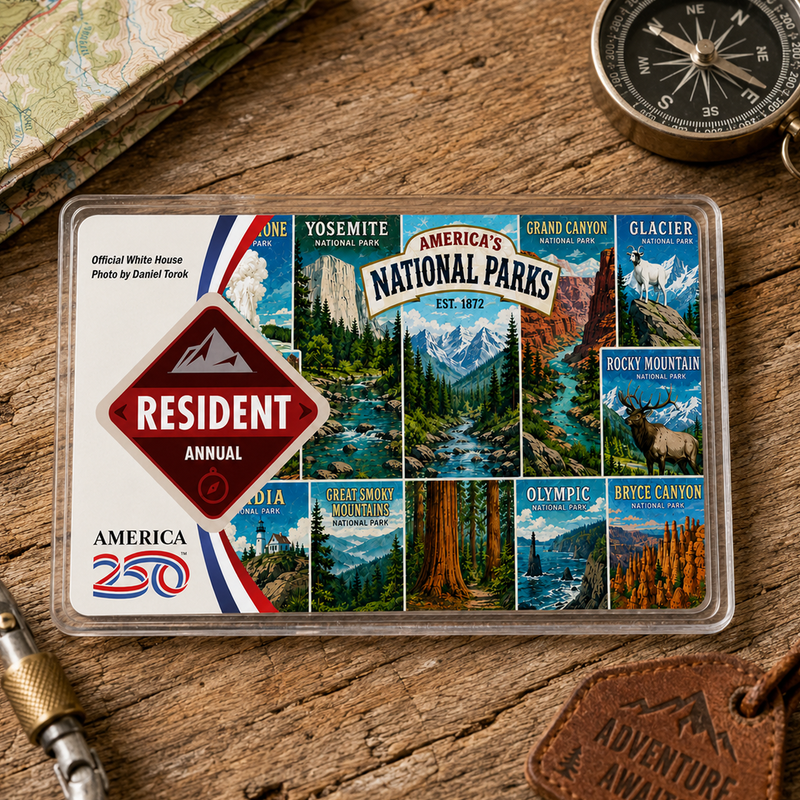 National Park Pass Sleeve – America the Beautiful Pass Protector for Travel Lovers