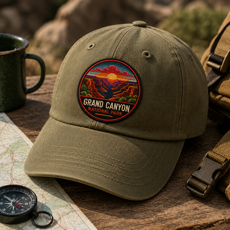 Grand Canyon National Park Iron-on Patch | Gift for Hikers & Travel Lovers
