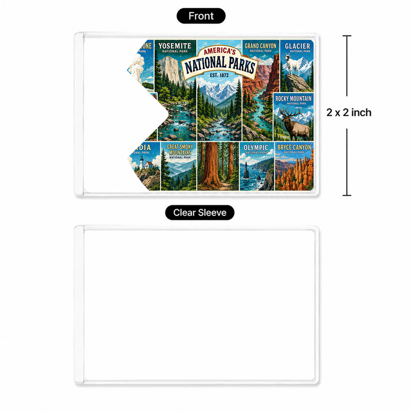 America’s National Parks Pass Sleeve | Gift for Hikers & Travel Lovers