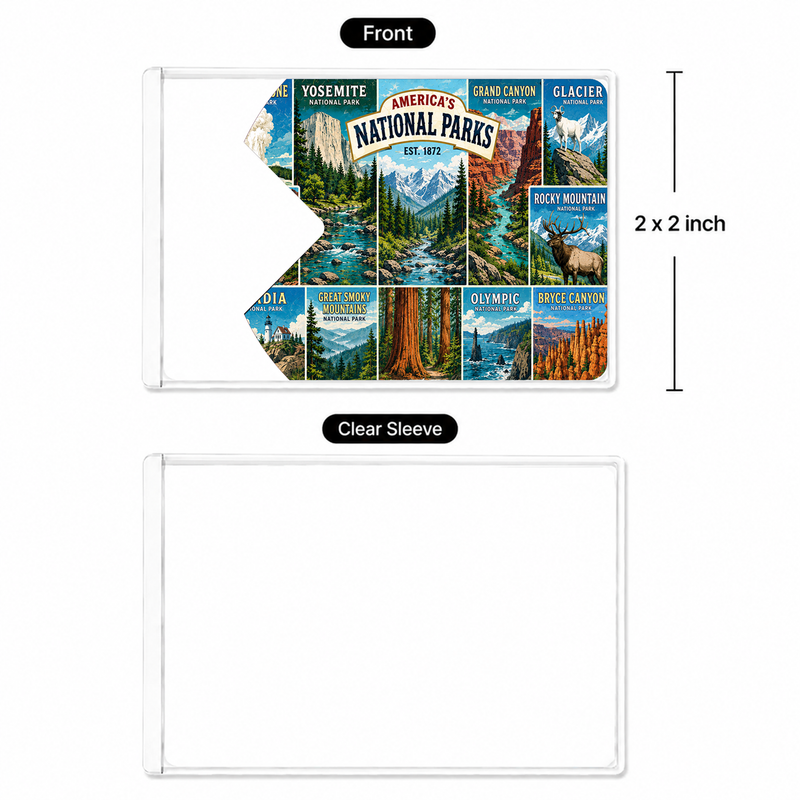 National Park Pass Sleeve – America the Beautiful Pass Protector for Travel Lovers