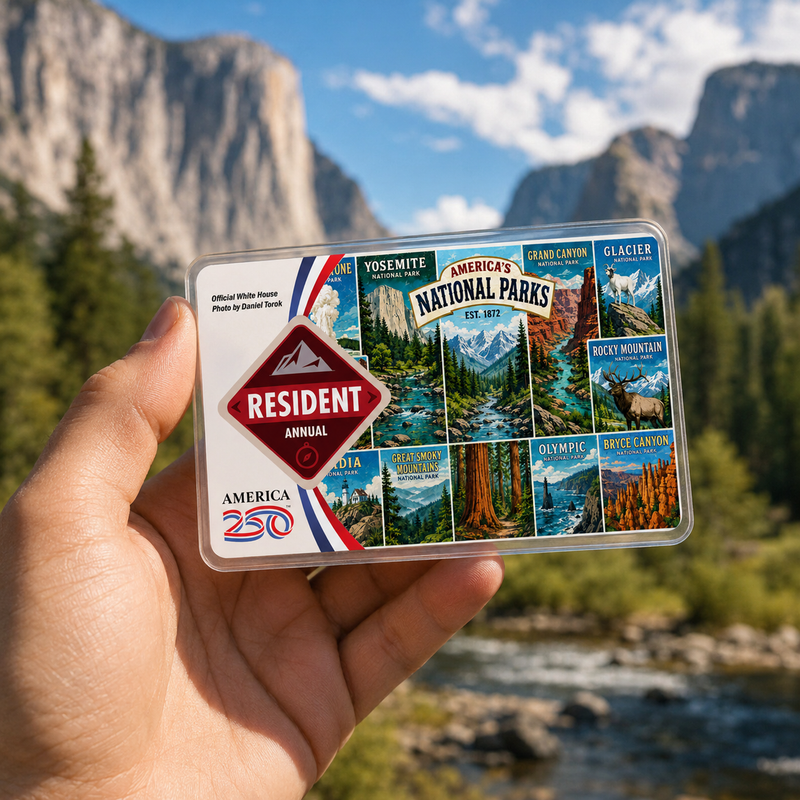 America’s National Parks Pass Sleeve | Gift for Hikers & Travel Lovers