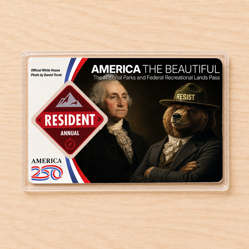 National Park Bear Pass Sleeve – America the Beautiful Card Cover for Hikers & Travel Lovers