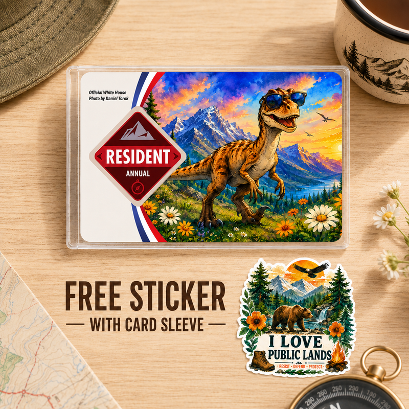 Dinosaur National Park Pass Sleeve | Outdoor Camper Gift