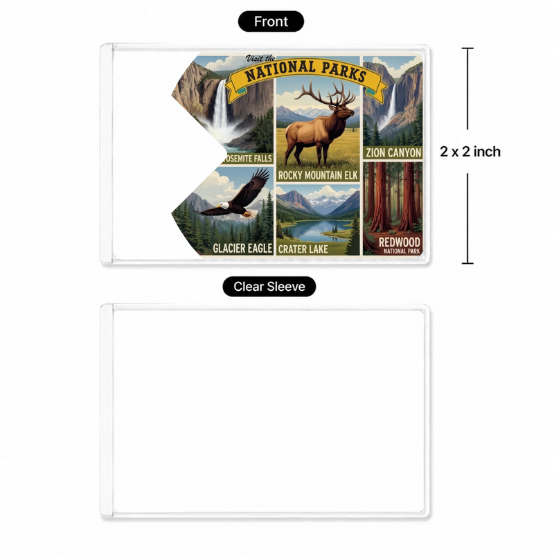 America’s National Parks Pass Sleeve | Gift for Hikers & Park Collectors