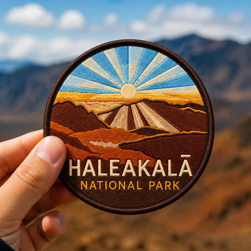Haleakala National Park Iron-on Patch | Gift for Hikers & Travel Lovers