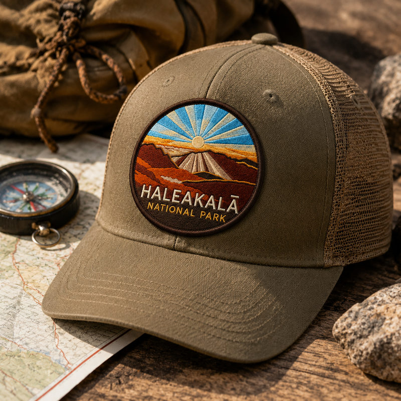 Haleakala National Park Iron-on Patch | Gift for Hikers & Travel Lovers