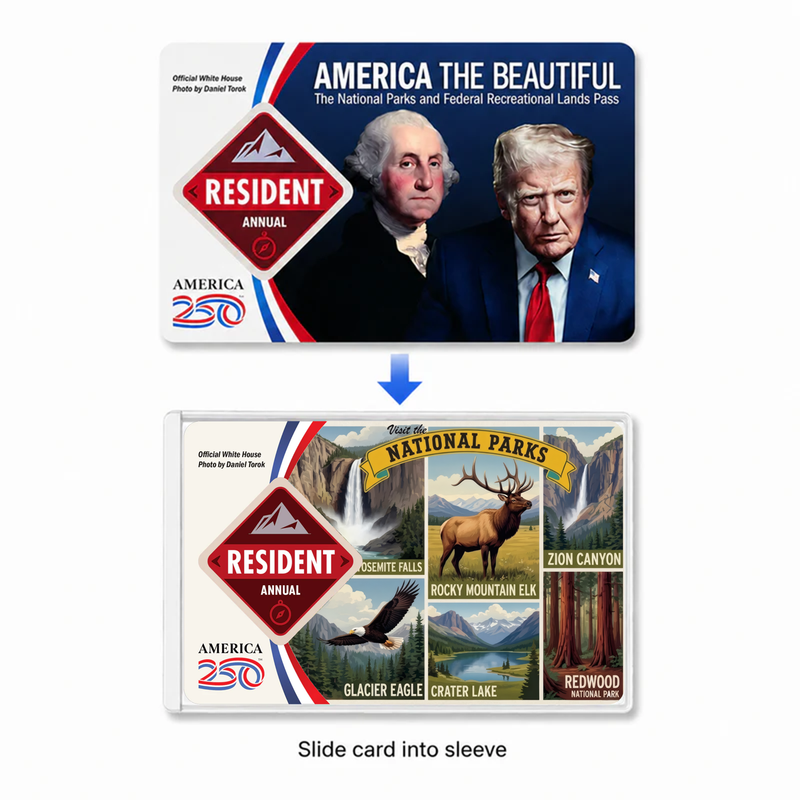 America’s National Parks Pass Sleeve | Gift for Hikers & Park Collectors
