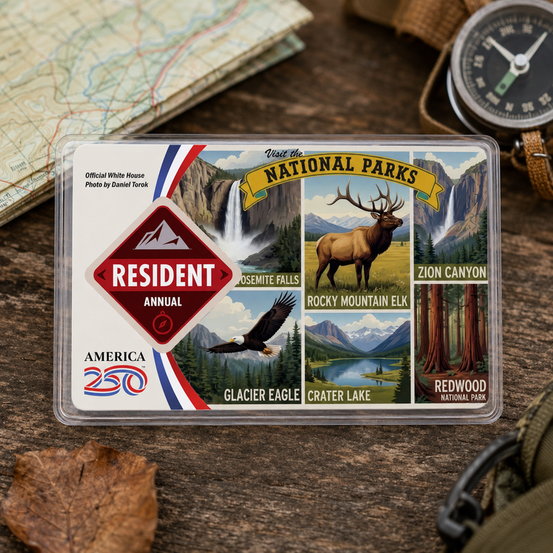 America’s National Parks Pass Sleeve | Gift for Hikers & Park Collectors