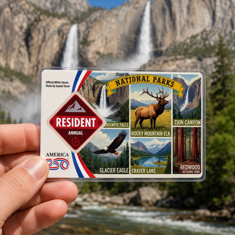 America’s National Parks Pass Sleeve | Gift for Hikers & Park Collectors