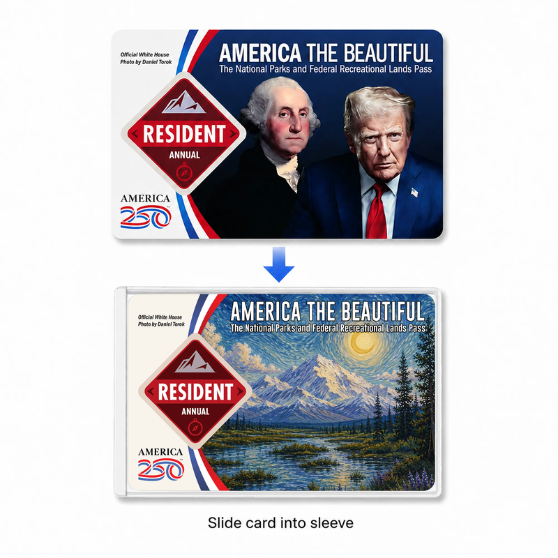 Denali National Park Pass Sleeve | Gift for Hikers and Campers