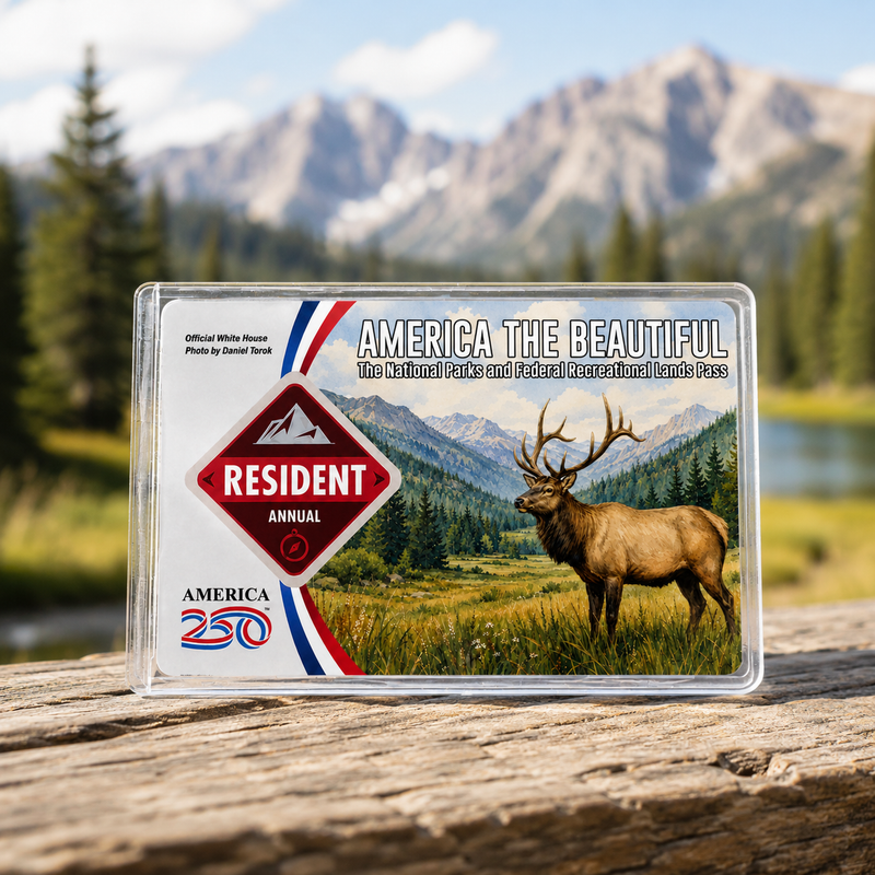 National Park Pass Sleeve – Clear Card Holder America the Beautiful Pass Protector for Hikers & Travel Lovers