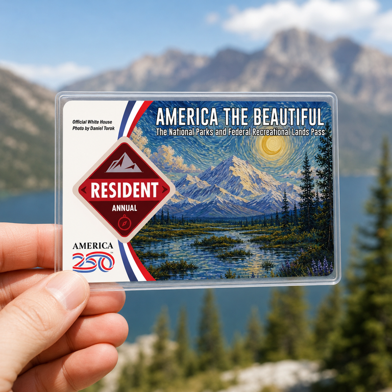 Denali National Park Pass Sleeve | Gift for Hikers and Campers