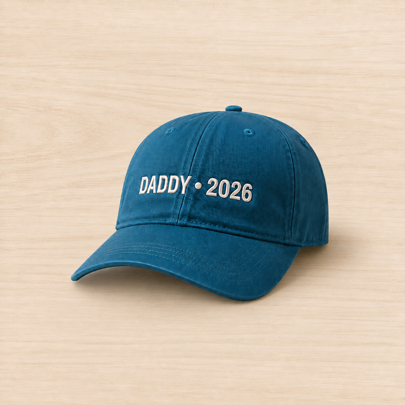 Personalized Embroidered Daddy Hat, Father's Day Gift From Kids